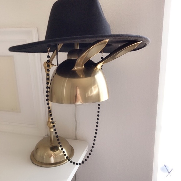 Hat medium fedora with string pearls black - Picture 4 of 6